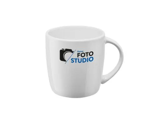 Ennia Keramiktasse 250 ml in strahlendem Weiß – Elegantes Design für Kaffeegenuss TK Gruppe® Grosshandel 