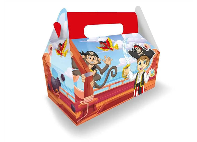 Entdecke unsere Kinder Lunchbox Pirat, 23x23x12cm groß, für Abenteuer unterwegs! Robust, praktisch und perfekt für Schule und Ausflüge. Jetzt bestellen TK Gruppe® Grosshandel 