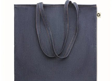Entdecken Sie die Denim Einkaufstasche STYLE TOTE – blau, stilvoll und robust TK Gruppe® Grosshandel 