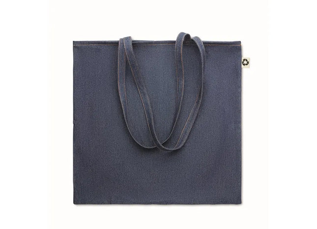 Entdecken Sie die Denim Einkaufstasche STYLE TOTE – blau, stilvoll und robust TK Gruppe® Grosshandel 