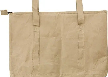 Entdecken Sie die braune laminierte Einkaufs- und Kühltasche aus Papier Oakley – stilvoll und praktisch TK Gruppe® Grosshandel 
