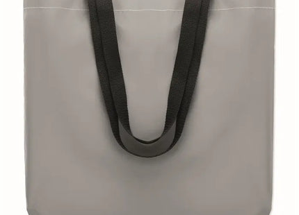 Entdecken Sie die reflektierende Einkaufstasche VISI TOTE – mattsilber, sicher und stilvoll TK Gruppe® Grosshandel 