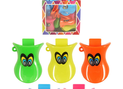 Entenpfeife, 6,8 x 4,9 cm, 5 verschiedene Farben - Partyzubehör TK Gruppe® Grosshandel 