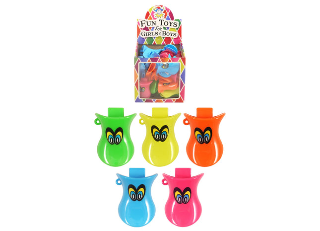 Entenpfeife, 6,8 x 4,9 cm, 5 verschiedene Farben - Partyzubehör TK Gruppe® Grosshandel 