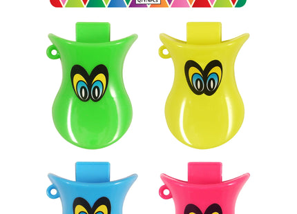 Entenpfeifen, 6,8 cm x 4,9 cm, 5 verschiedene Farben - Lustiges Partygeschenk für Kinder TK Gruppe® Grosshandel 