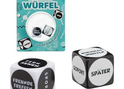 Entscheidungswürfel, 2er-Set, Kompakte 3x3cm - Spiel und Spaß TK Gruppe® Grosshandel 