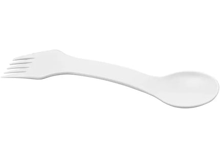Epsy Pure 3-in-1 Besteckset - Löffel, Gabel, Messer, Antimikrobiell - Weiß TK Gruppe® Grosshandel 