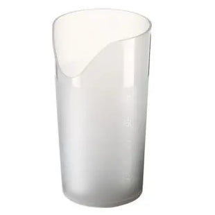 Ergonomischer Trinkbecher 200ml – Transparent Milchig TK Gruppe® Grosshandel 