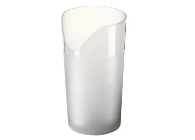 Ergonomischer Trinkbecher 200ml – Transparent Milchig TK Gruppe® Grosshandel 