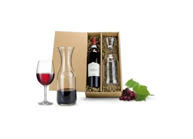 Erlesenes Geschenkset: Rotwein mit Karaffe - Eleganz & Geschmack TK Gruppe® Grosshandel 