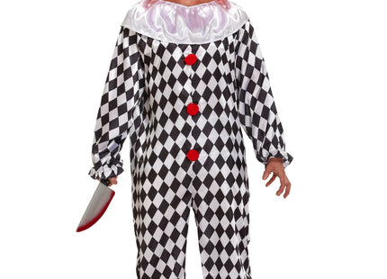 Erwachsene Gruseliger Clown Kostüm Mit Perücke - Halloween Outfit TK Gruppe® Grosshandel 