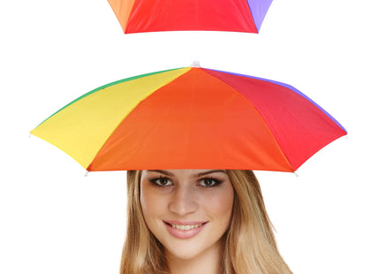 Erwachsene Pride Regenschirmmütze | Bunter LGBT-Regen- und Sonnenschutzhut TK Gruppe® Grosshandel 