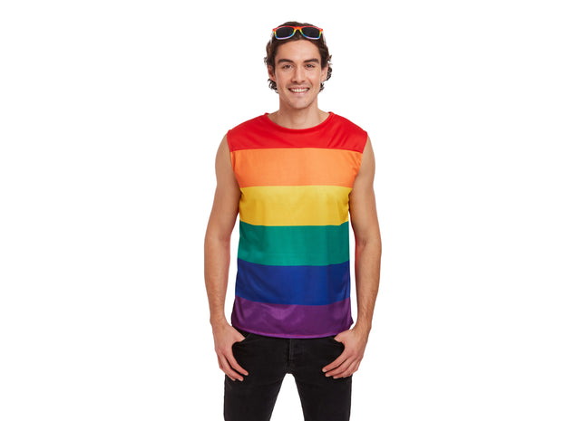 Erwachsene Pride Weste, Bunte LGBTQ+ Parade Outfit, Vielfalt Feier Kleidung TK Gruppe® Grosshandel 