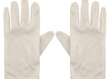Erwachsene Weiße Handschuhe - Elegantes Bekleidungszubehör für Kostüme & Events TK Gruppe® Grosshandel 