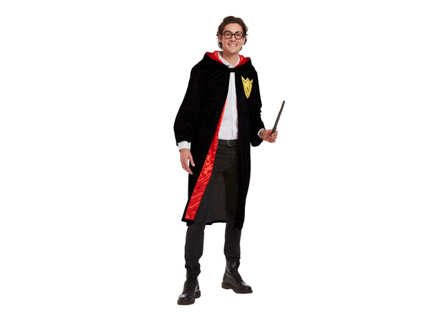 Erwachsene Zauberer Kostüm, Junge Magier Verkleidung - Ideal Für Cosplay & Fasching TK Gruppe® Grosshandel 