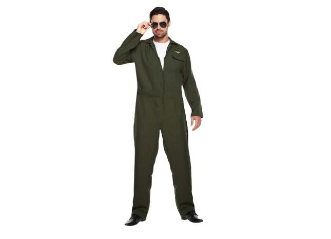 Erwachsenen Verkleidung Pilotenkostüm Xl – Flugzeug-Themenparty Outfit TK Gruppe® Grosshandel 
