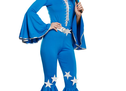 Erwachsenenkostüm Disco-Mädchen, Retro 70Er Jahre Tanzoutfit TK Gruppe® Grosshandel 