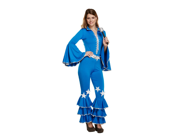 Erwachsenenkostüm Disco-Mädchen, Retro 70Er Jahre Tanzoutfit TK Gruppe® Grosshandel 