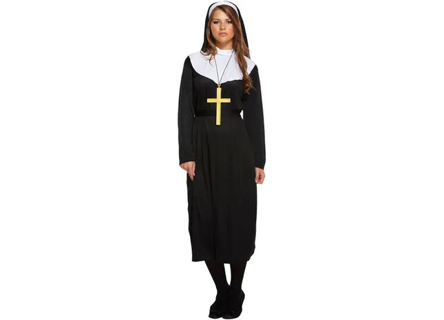Erwachsenenkostüm Nonne, Verkleidung Für Fasching & Halloween, Damen & Herren TK Gruppe® Grosshandel 