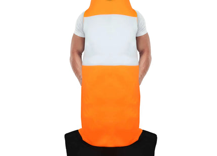 Erwachsenenkostüm Verkehrskegel, Ideal für Karneval & Mottopartys TK Gruppe® Grosshandel 