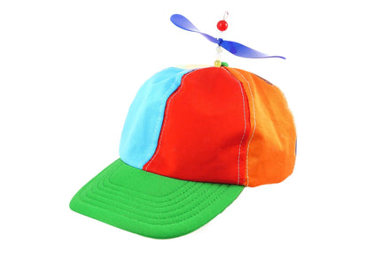 Erwachsener Clown Helicopter Hut - Bunter Propellerhut Für Partys & Kostümveranstaltungen TK Gruppe® Grosshandel 