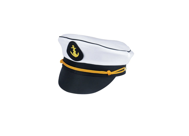 Erwachsener Kapitänshut - Maritimer Stil, Verstellbarer Nautischer Hut Für Damen & Herren TK Gruppe® Grosshandel 