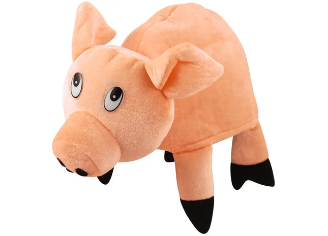 Erwachsener Schweinehut - Lustiger Tierkostümhut in Pink, 41 x 28 cm, für Partys & Kostümwechsel TK Gruppe® Grosshandel 