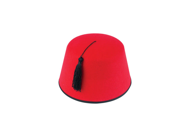 Erwachsener roter Fez-Hut 19 cm | Klassischer Hut im türkischen Stil TK Gruppe® Grosshandel 