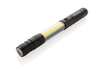 Erweiterbare COB Teleskop-Leuchte in Schwarz - Flexibel & Hell TK Gruppe® Grosshandel 