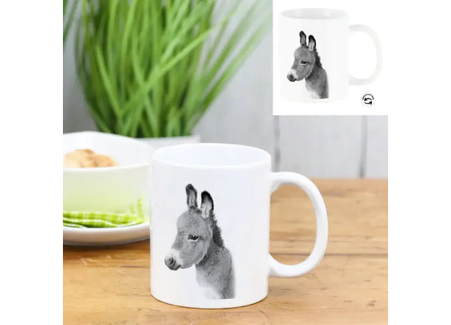 Esel-Motiv Becher, 300ml Fassungsvermögen, 9,5cm Hoch TK Gruppe® Grosshandel 