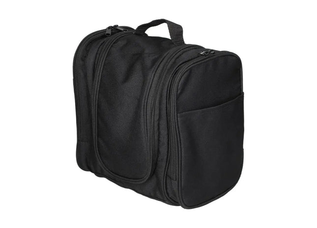 Essential Kulturbeutel in Schwarz - Must-Have für Reisende, 100 Zeichen TK Gruppe® Grosshandel 