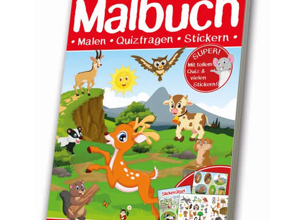 Europäische Wildnis Ausmalbuch: Entdecke Tiere und Natur Europas TK Gruppe® Grosshandel 