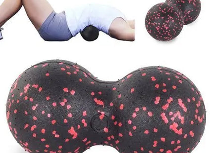 Exercise massage ball roller double