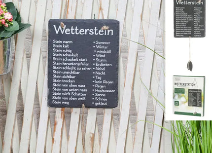 Exklusive Schiefertafel Wetterstein - Rustikales Servierbrett, ca. 20x25cm TK Gruppe® Grosshandel 