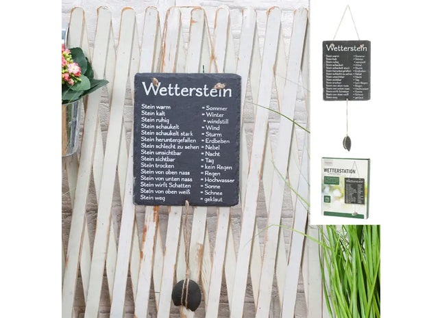 Exklusive Schiefertafel Wetterstein - Rustikales Servierbrett, ca. 20x25cm TK Gruppe® Grosshandel 