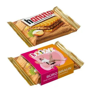 Exklusiver Hanuta-Einzelnriegel mit individuellem Druck - Süße Versuchung TK Gruppe® Grosshandel 