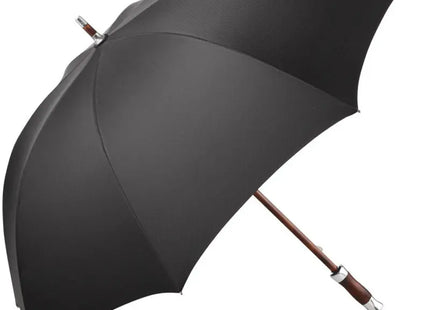 Exklusiver Midsize-Stockschirm FARE-60 Edition - dunkelgrau-schwarz: Robust, stilvoll, wetterfest TK Gruppe® Grosshandel 