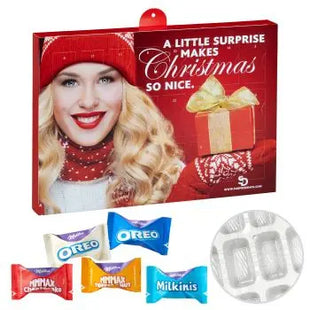 Exklusiver Präsent-Adventskalender mit Milka Favourites Mix inkl. Personalisierung TK Gruppe® Grosshandel 