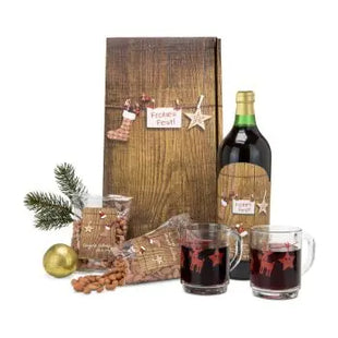 Exklusives Geschenkset Weihnachtszauber: Festlicher Markt-Korb für Feiertage TK Gruppe® Grosshandel 