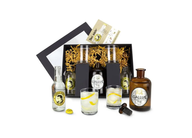 Exklusives Gin Tonic Set 'Gallus 43' – Premium-Geschenkbox für Kenner TK Gruppe® Grosshandel 