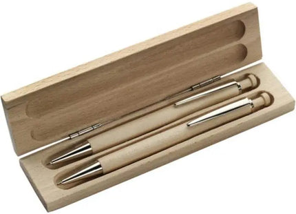 Exklusives Morris Ahornholz-Schreibset: Eleganz & Funktion vereint TK Gruppe® Grosshandel 