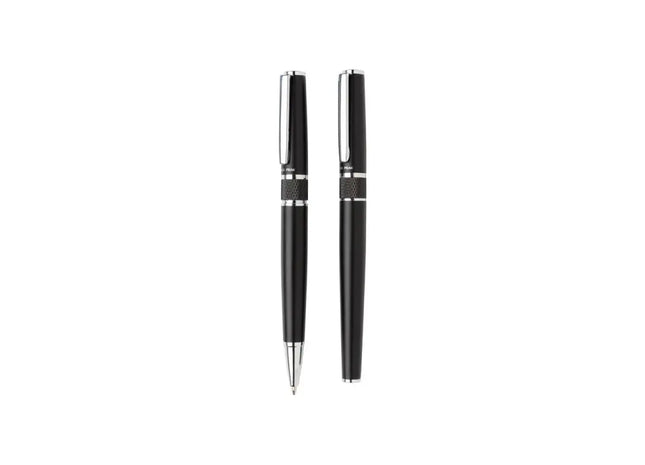 Exklusives Swiss Peak Luxus-Schreibset in Schwarz – Hochwertige Stifte TK Gruppe® Grosshandel 