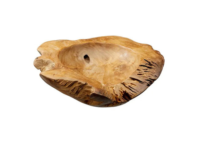 Exquisite Teakholzschale - Mittelgroß, ca. 40cm Durchmesser TK Gruppe® Grosshandel 