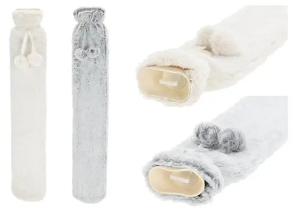 Extra Lange Flauschige Wärmflasche Schlauch, 2 Liter, 2er-Set TK Gruppe® Grosshandel 