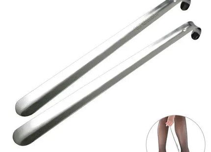 Extra Langer Edelstahl Schuhlöffel in Silber - Elegant & Praktisch TK Gruppe® Grosshandel 