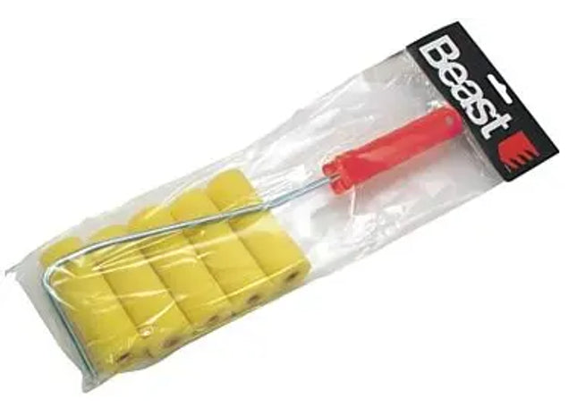 FARBE ROLLERSATZ ; Hochwertiger Farbroller-Set: Professionelles Malerrollenset für Heimwerker und Renovierungsprojekte TK Gruppe® Grosshandel 