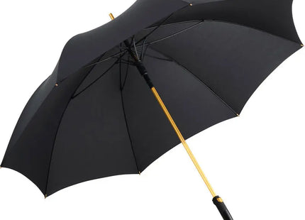 FARE-Precious AC-Alu-Gästeschirm - Schwarz-Gold, Eleganter und Robuster Wetterschutz TK Gruppe® Grosshandel 