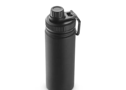 FEDERER Nachhaltige Edelstahlflasche, 570ml - Elegantes Schwarz TK Gruppe® Grosshandel 