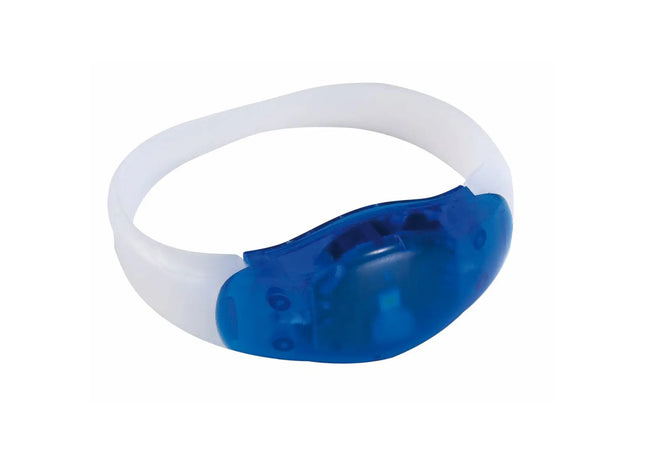 FESTIVAL Glow-Armband, Restposten, Blau Transparent TK Gruppe® Grosshandel 