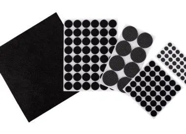 FILZGLEITERSATZ: Premium Filzgleitersatz - Möbelschoner für kratzfreie Böden, Selbstklebende Filzunterlagen TK Gruppe® Grosshandel 